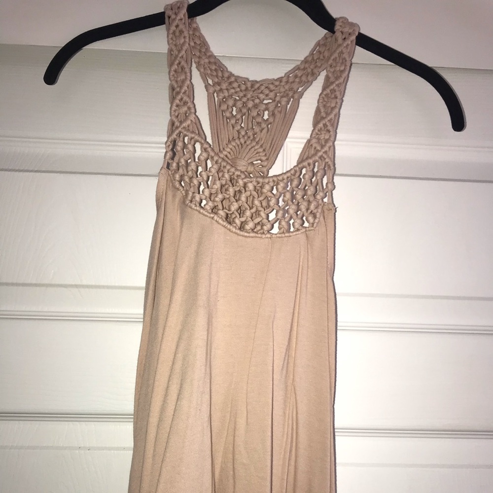 Blush billabong shirt with weaving